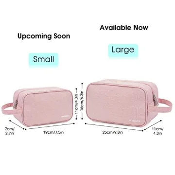 Narwey Pink Travel Toiletry Bag - Women’s Dopp Kit