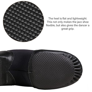 Stelle Jazz Shoes Unisex Leather Slip-On for Kids