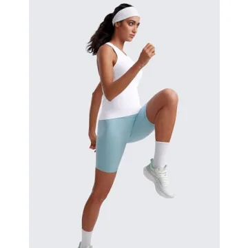 CRZ YOGA Seamless Women's Breathable Workout Tank Top