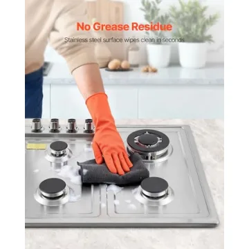 VEVOR 24 inch Stylish and Safe Gas Cooktop for Any Kitchen