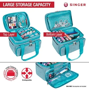 SINGER Sewing Accessories Organizer Bag - Portable Craft Storage