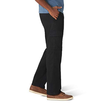 Wrangler Men's Relaxed Fit Cargo Pants - Black