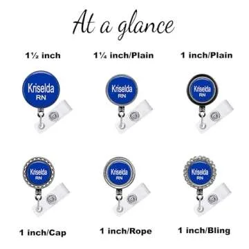 Script Font Badge Reel (12 Colors) - Retractable Id Holder Personalized with Name, Monogram, Occupat...