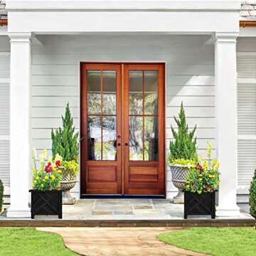 Stylish Trenton Gifts Chippendale Planters - Set of 2