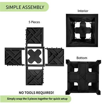 Stylish Trenton Gifts Chippendale Planters - Set of 2