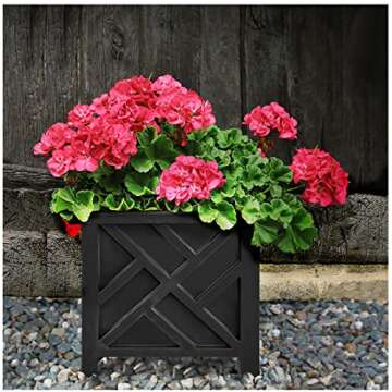 Stylish Trenton Gifts Chippendale Planters - Set of 2