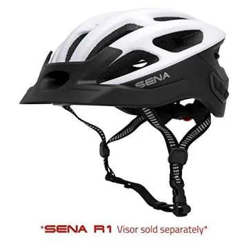 Sena R1 Smart Communications Helmet (Matte White, Large)
