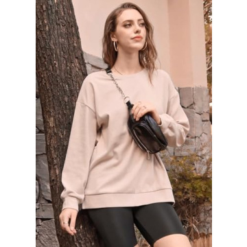 Trendy Oversized Crewneck Sweatshirt for Women