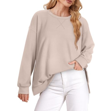 Trendy Oversized Crewneck Sweatshirt for Women