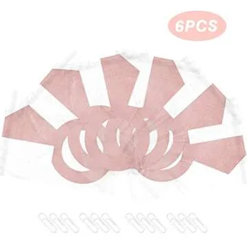 Bachelorette Party Supplies Diomand Ring Hanging Decorations 6PCS Glitter Rose Gold Honeycomb for Engagement Party Bridal Shower Wedding