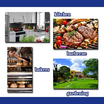 Durable Denim Apron with Pockets for Cooking Gardening Grilling