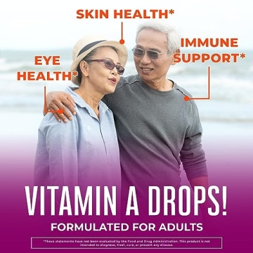Vegan Organic Vitamin A Drops for Immune Eye Skin Health