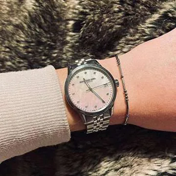 Morse Code Bracelets for Women Funny Anxiety Inspirational Christmas Birthday Gifts for Her Mom Daughter Sister Chain Bracelet Handmade Silver Fashion Trendy Dainty Jewelry