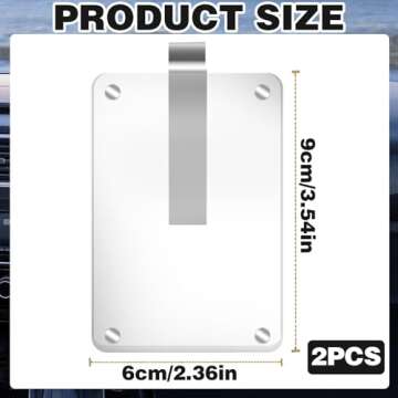 2Pcs Car Picture Holder for Personalized Photos