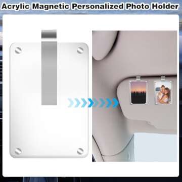 Stylish 2Pcs Car Picture Holder for Memorable Photos