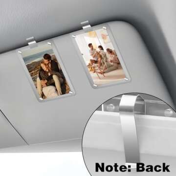 Stylish 2Pcs Car Picture Holder for Memorable Photos