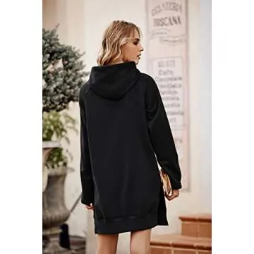 PRETTYGARDEN Women's Casual Pullover Hoodie Dress