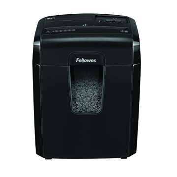 Fellowes 8MC5 8-Sheet Micro-Cut Personal Home Office Paper Shredder