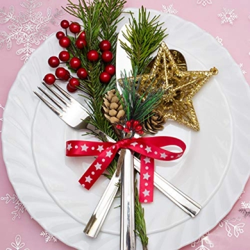 Artificial Pine Cone Picks with Red Berries Holiday Decor