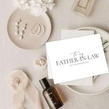 Elegant Wedding Cards for Parents-in-Law - Set of 2