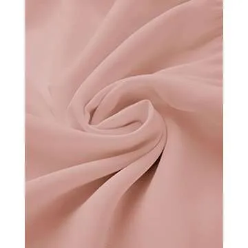 ZANZEA Women Tunic Dress 3/4 Ruffle Bell Sleeve Cocktail A-line Party Casual Mini Dress Loose Flowy Swing Shift Dress Pink M