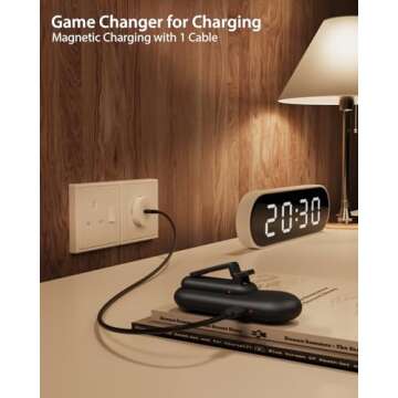 [#1 Magnetic Tech] Remote Control Page Turner for Kindle Paperwhite with Wrist Strap, 2-in-1 Kindle Accessories for iPhone, iPad, Camera Video Record & Shutter Selfie,Ideal Valentine’s Gift