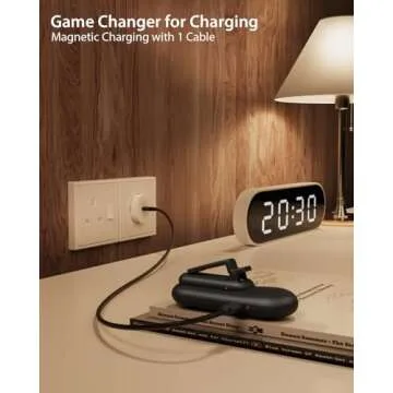 [#1 Magnetic Tech] Remote Control Page Turner for Kindle Paperwhite with Wrist Strap, 2-in-1 Kindle Accessories for iPhone, iPad, Camera Video Record & Shutter Selfie,Ideal Valentine’s Gift