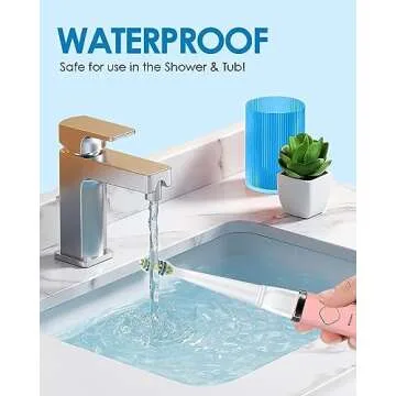 Voom Sonic Pro 3 Rechargeable Electric Battery Powered Toothbrush With Soft Dupont Nylon Bristle Dentist Recommended Portable Oral Care 2-Minute Timer 3 Adjustable Speeds Lightweight Design, Pink