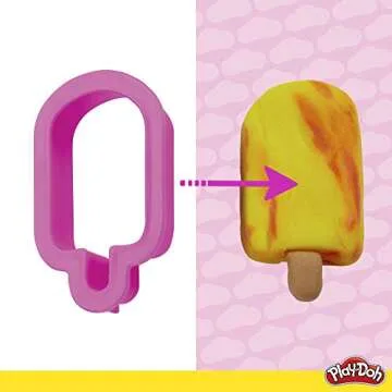 Play-Doh Ice Cream Theme Set - 13 Colorful Modeling Cans