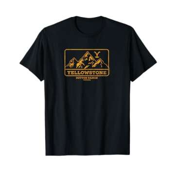 Yellowstone - Dutton Ranch Outdoor Mountains T-Shirt