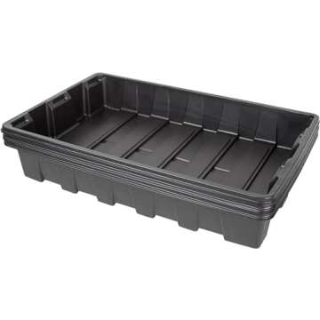 LOVEDAY 10 Pack -240 Cells -24 Grow Trays with Humidity Dome and Cell Insert - Mini Propagator for S...