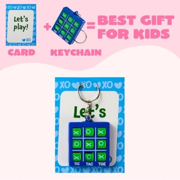 JOYIN Tic-Tac-Toe Keychains Set for Valentines Day Gifts
