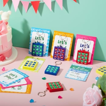 JOYIN Tic-Tac-Toe Keychains Set for Valentines Day Gifts