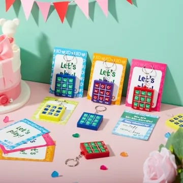 JOYIN Tic-Tac-Toe Keychains Set for Valentines Day Gifts