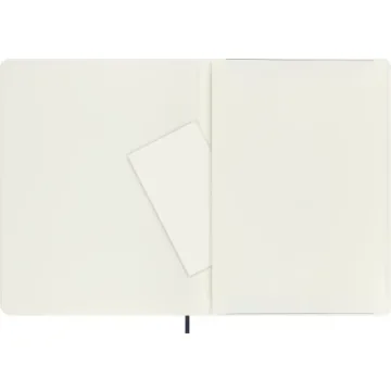 Moleskine Classic Notebook, Soft Cover, XL (7.5" x 9.5") Ruled/Lined, Sapphire Blue, 192 Pages