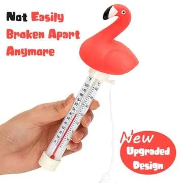 Flamingo Pool Thermometer for Fun & Accurate Temperature Check