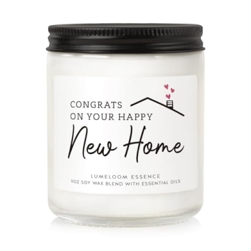 LUMELOOM House Warming Gifts New Home, Christmas Housewarming Gifts- 9oz Aromatherapy Lavender Scent...