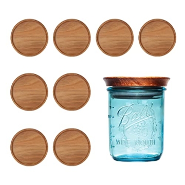 Eco-Friendly Bamboo Mason Jar Lids for Stylish Storage