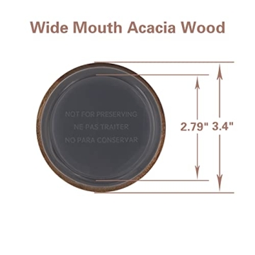 Eco-Friendly Bamboo Mason Jar Lids for Stylish Storage