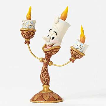 Jim Shore Disney Beauty and the Beast Lumiere Figurine