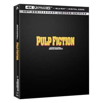 Pulp Fiction 30th Anniversary Collector's Edition Amazon Exclusive [4K UHD + Blu-Ray+ Digital Copy]