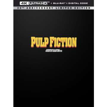 Pulp Fiction 30th Anniversary Collector's Edition Amazon Exclusive [4K UHD + Blu-Ray+ Digital Copy]