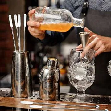 Durable Stainless Steel Cocktail Paddle Stirrers for Home Bar