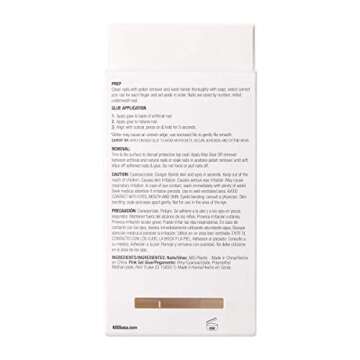 KISS Classy French Nail Manicure Kit with Gel Finish, Long, Coffin Shaped, “Scrunchie”, Gel Nail Kit Includes Pink Nail Glue (Net Wt. 2 g / 0.07oz.), Mini File, Manicure Stick, and 28 Fake Nails