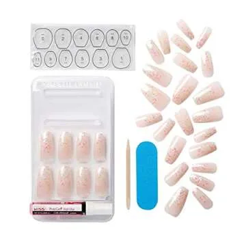 KISS Classy French Nail Kit for Elegant Manicures at Home