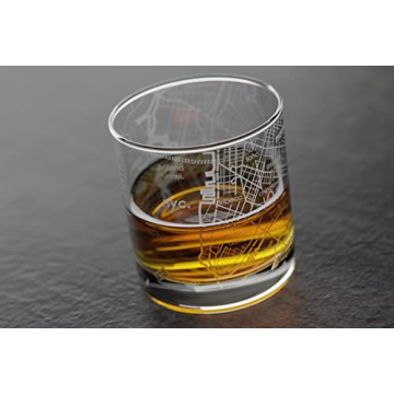 Well Told NYC Map Rocks Glass - Unique Whiskey Gift