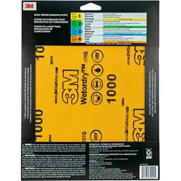 3M Wetordry Sandpaper, 1000 Grit for Smooth Finishes