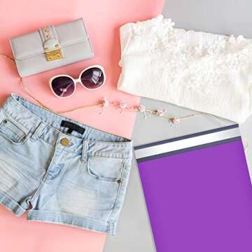 UCGOU Purple Poly Mailers 14.5x19 Inch 100 Pack