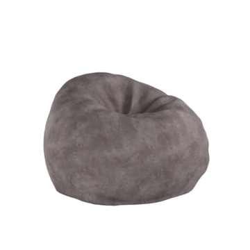 Comfortable Charcoal Bean Bag Cover for Modern Homes