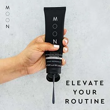 MOON Charcoal Whitening Toothpaste, Vegan Teeth Care